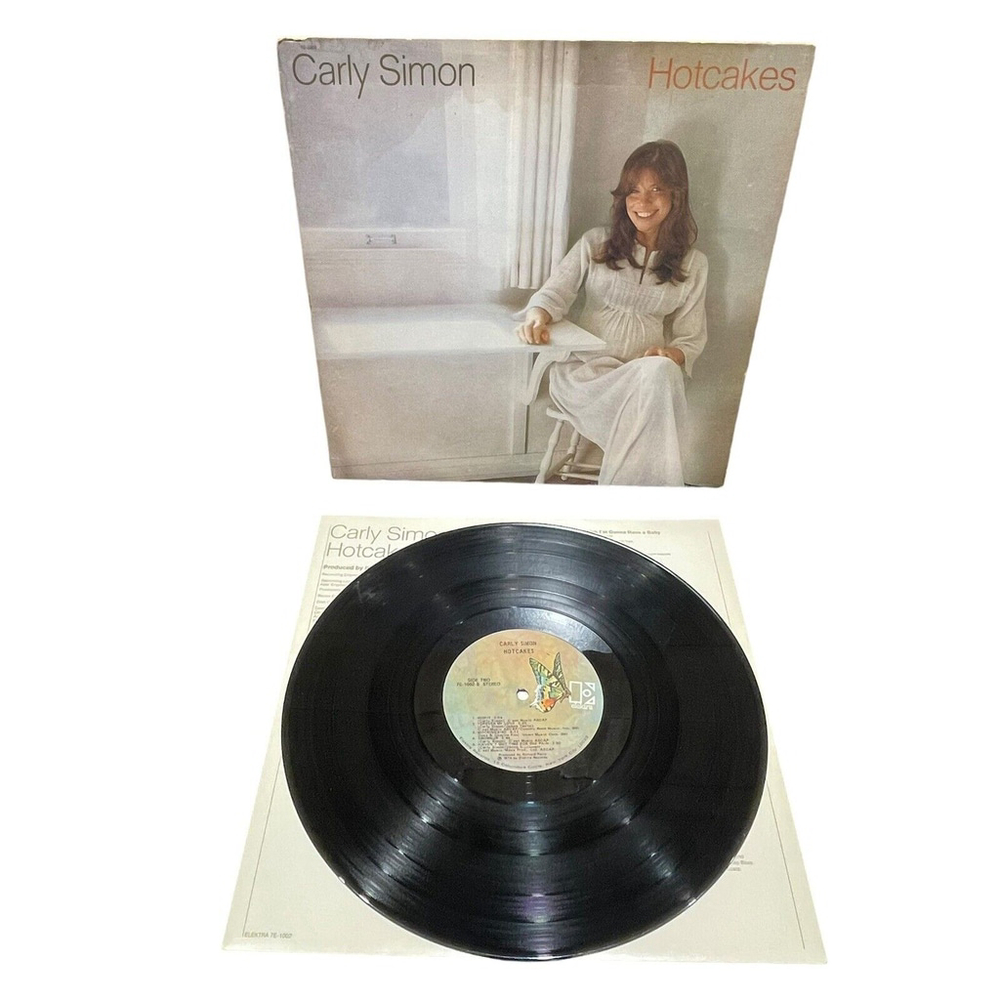 CARLY SIMON HOTCAKES (VG+) 7E-1002 LP VINYL‎ RECORD Vintage